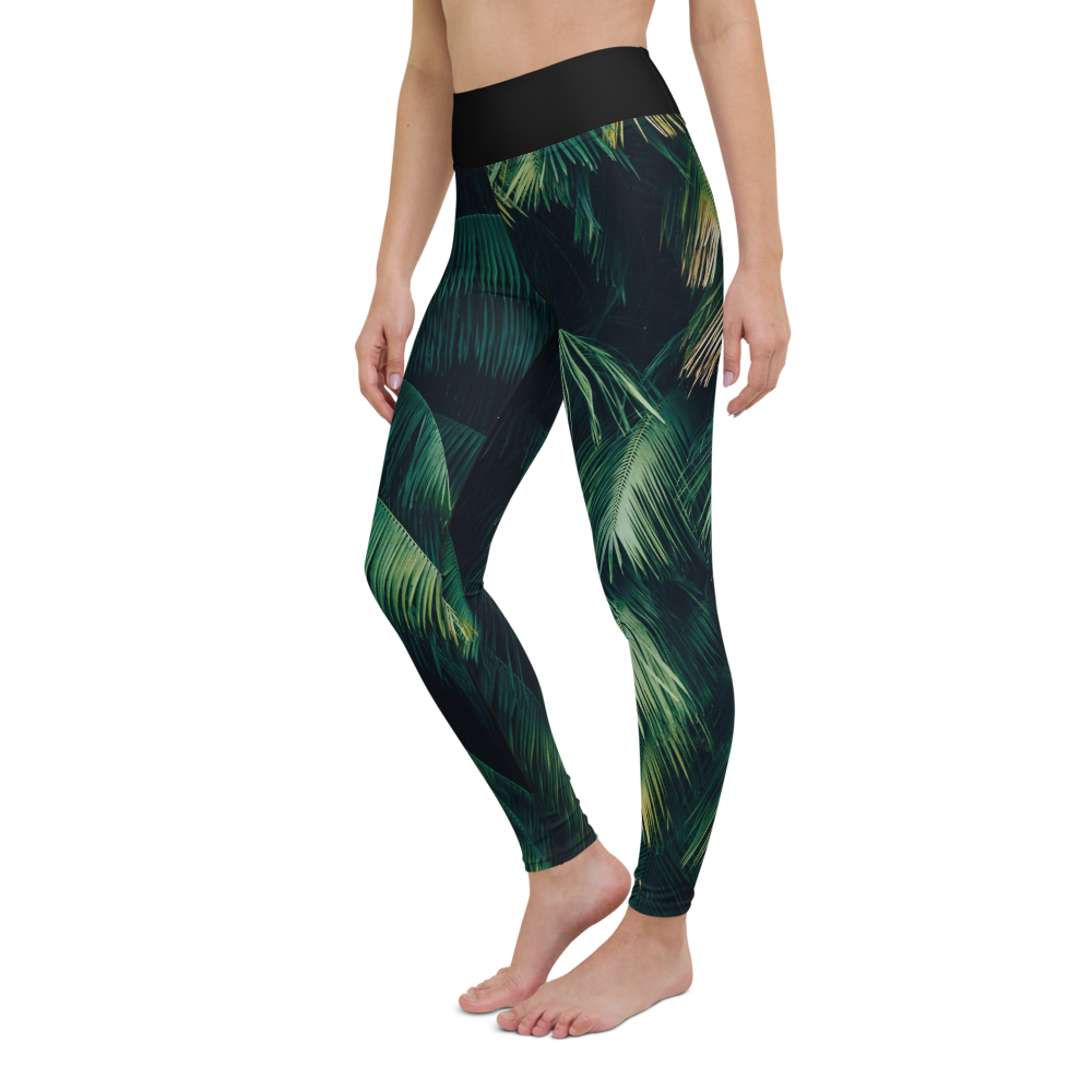 Zen Palm Yoga Leggings - Avocadista