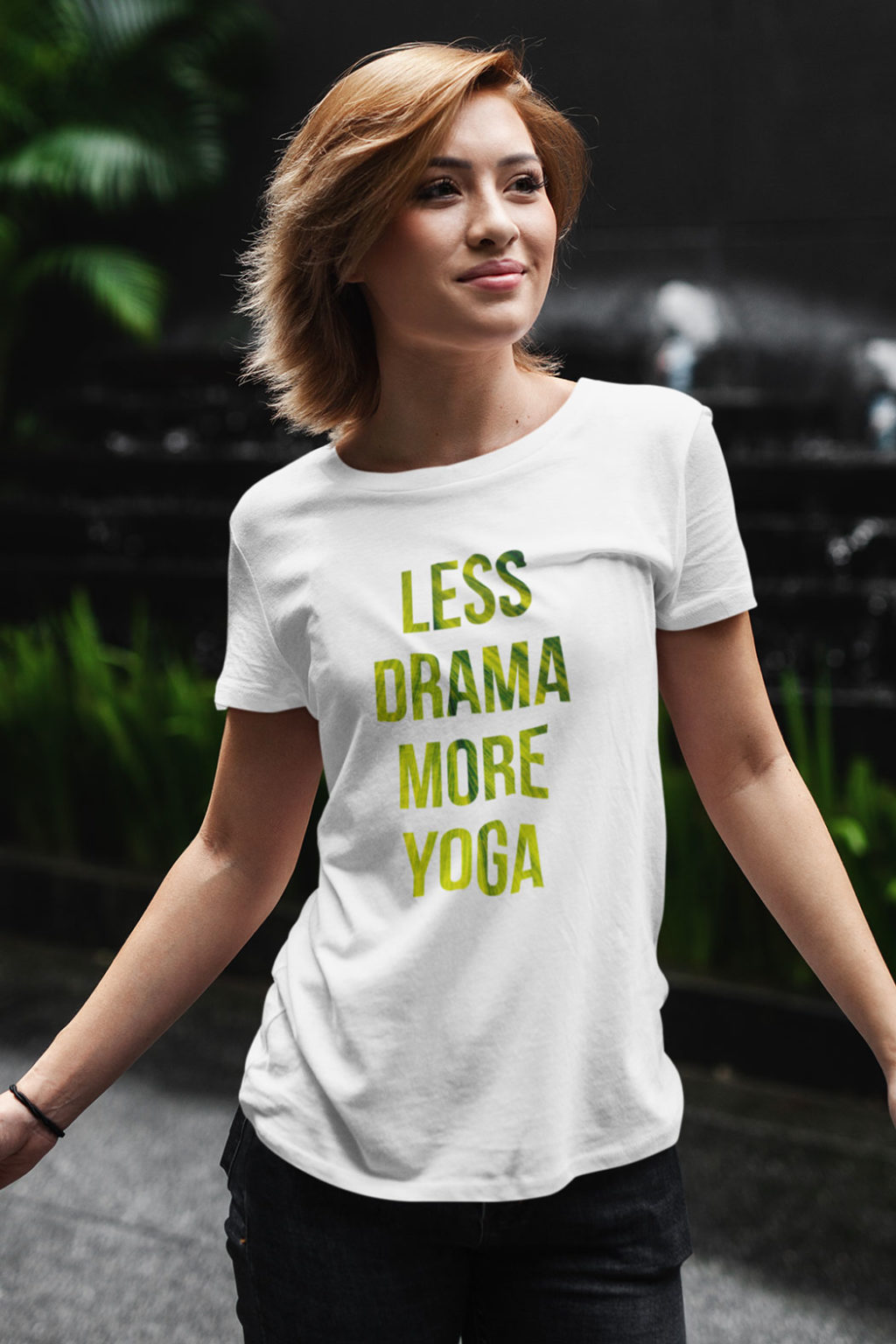 Avocadista Less Drama More Yoga T-Shirt