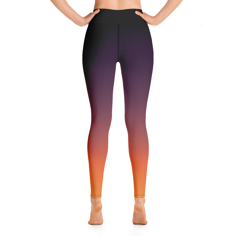 Sunset Yoga Leggings Pants Active Wear Pilates