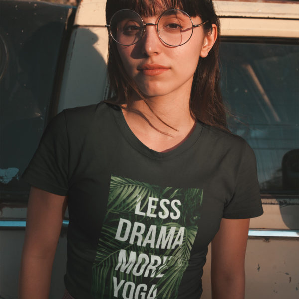 Avocadista Less Drama More Yoga T-Shirt