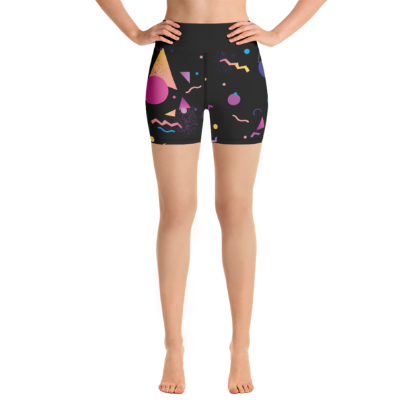 Avocadista 90ies Black Yoga Shorts Active Wear Pilates