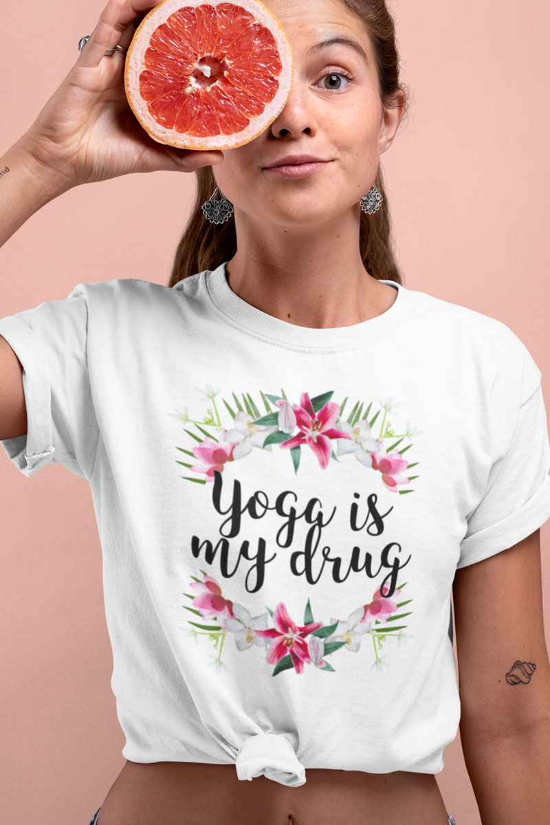 Avocadista Yoga Is My Drug T-Shirt