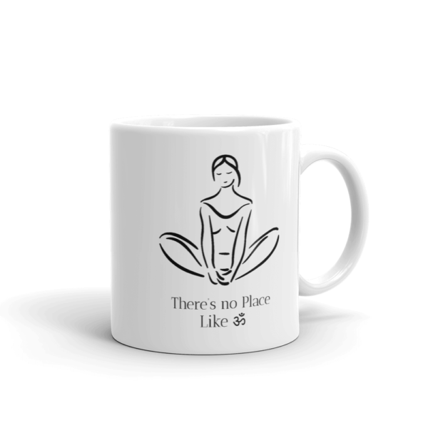 No Place Like OM Yoga Glossy Mug