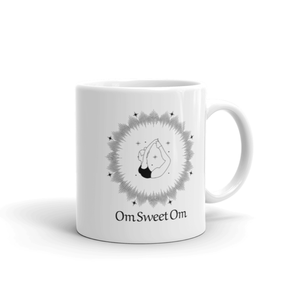 OM Sweet OM Yoga glossy mug
