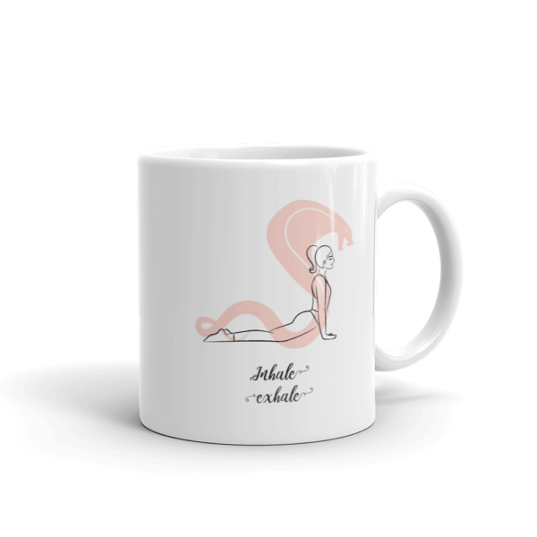 Inhale Exhale Yoga glossy Mug