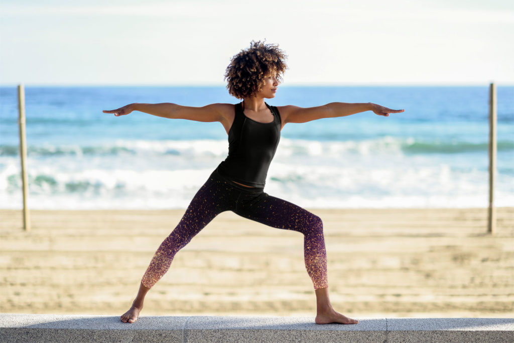 Gold Dust Yoga Leggings