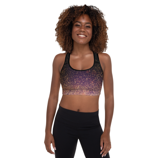 Avocadista Gold Dust Yoga Sports Bra Active Wear Pilates